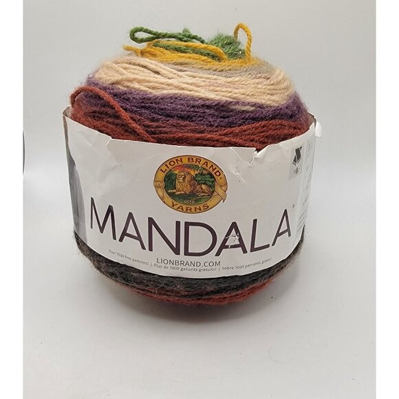 Lion Brand Mandala Yarn 5.35oz Acrylic Light 3 NEW - Picture 1 of 2